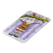 Niedlicher Cartoon Weihnachten, glaube ich an den  Magnet (Linke Seite)