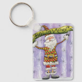 Niedlicher Cartoon Weihnachten, glaube ich an den  Schlüsselanhänger (Vorderseite)