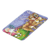 Niedlicher Cartoon Weihnachten Magnet (Linke Seite)