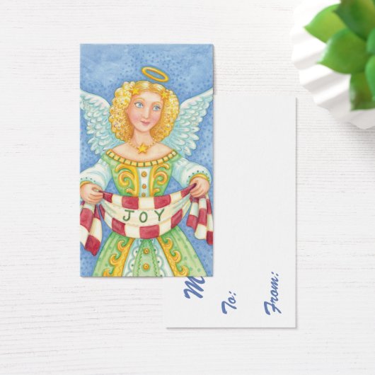 Niedlicher Cartoon Weihnachts Angel Halo mit Joy B (Schreibtisch)