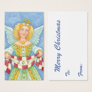Niedlicher Cartoon Weihnachts Angel Halo mit Joy B