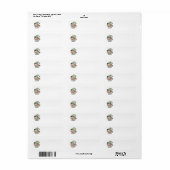 Niedlicher Cartoon Weihnachts-Elf Schlafen im Teec (Vorne)