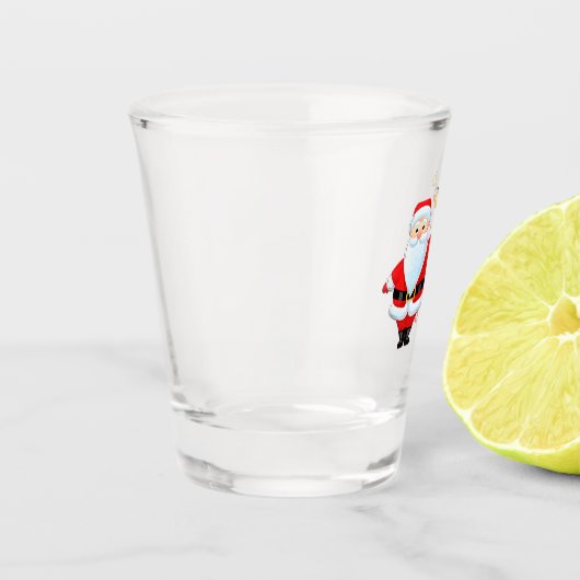 Niedlicher Cartoon Weihnachtsfeiertag Schnapsglas (Links)