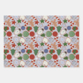 Niedlicher Cartoon Weihnachtszucker Geschenkpapier Set (Vorderseite 3)