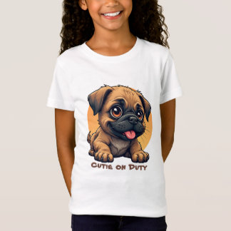 Niedlicher Cartoon Welpe T - Shirt