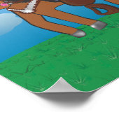 Niedlicher Cartoon Western Poster (Ecke)