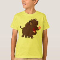 Niedlicher Cartoon Wilder Wildschweine T - Shirt