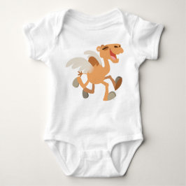 Niedlicher Cartoon Winged-Camel Baby Baby Strampler