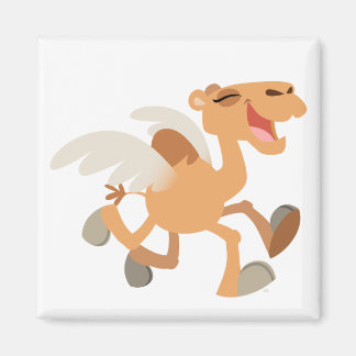 Niedlicher Cartoon Winged-Camel Magnet