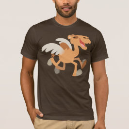 Niedlicher Cartoon Winged-Camel-T - Shirt