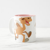 Niedlicher Cartoon Winged-Camel-Tasse Zweifarbige Tasse (Vorderseite Links)