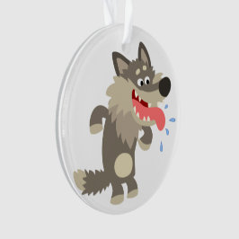 Niedlicher Cartoon Wolf Akrylus Ornament