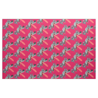 Niedlicher Cartoon Wolf Fabric Stoff