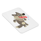 Niedlicher Cartoon Wolf Flexible Magnet (Rechte Seite)