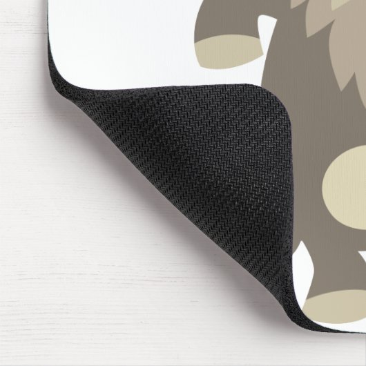 Niedlicher Cartoon Wolf Mousepad (Ecke)