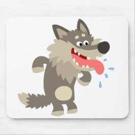 Niedlicher Cartoon Wolf Mousepad