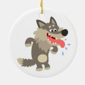 Niedlicher Cartoon Wolf Ornament (Hinten)