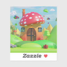 Niedlicher Cartoon Wonderland: Sonderschnitt Vinyl