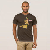 Niedlicher Cartoon Yawning Thylacine T - Shirt (Vorne ganz)