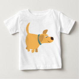 Niedlicher Cartoon Yellow Labrador Baby T - Shirt