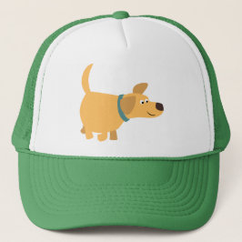 Niedlicher Cartoon Yellow Labrador Hat Truckerkappe