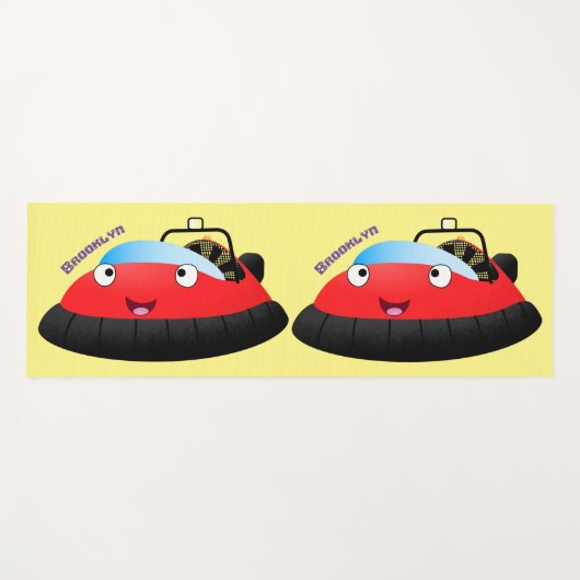 Niedlicher Cartoon Yogamatte (Vorderseite (Horizontal))