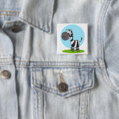 niedlicher Cartoon Zebra Button (Beispiel)