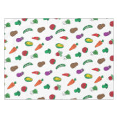 Niedlicher Cartoon Zeichnend Gemüse Tischdecke (Vorderseite (Horizontal))