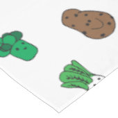 Niedlicher Cartoon Zeichnend Gemüse Tischdecke (Schrägansicht)