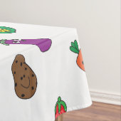 Niedlicher Cartoon Zeichnend Gemüse Tischdecke (Beispiel)