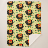 Niedlicher Cartoon Zion Sherpadecke (Vorderseite)