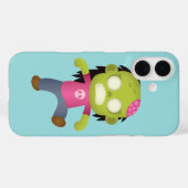 Niedlicher Cartoon Zombie Girl Case-Mate iPhone Hülle (Rückseite (Horizontal))