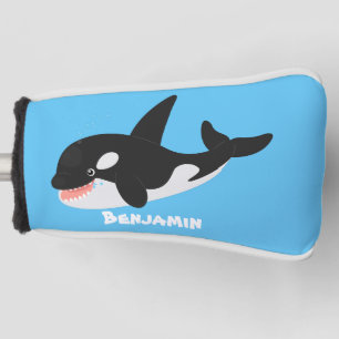 Niedlicher Cartoon zur Illustration von Wal Golf Headcover