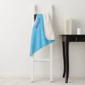 Niedlicher Cartoon zur Illustration von Wal Sherpadecke (Beispiel)