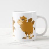 Niedlicher Cartoon Zwei-Humpte Camel Jumbo-Tasse (Rechts)