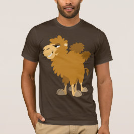 Niedlicher Cartoon Zwei-Humpte Camel-T - Shirt