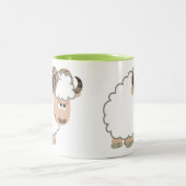 Niedlicher Cartoon Zweifarbige Tasse (Mittel)