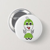 Niedlicher Cartoonbirdie-Knopf Button (Vorne & Hinten)
