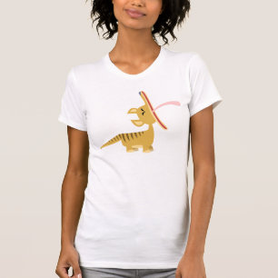 Niedlicher Cartoongähnender Thylacine-Frauen-T - T-Shirt
