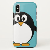 Niedlicher CartoonPenguin Case-Mate iPhone Hülle (Rückseite)