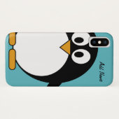Niedlicher CartoonPenguin - iPod-Touch Case-Mate iPhone Hülle (Rückseite (Horizontal))