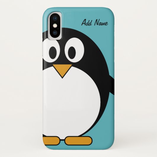 Niedlicher CartoonPenguin - iPod-Touch Case-Mate iPhone Hülle (Rückseite)