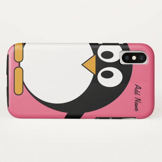 Niedlicher CartoonPenguin - iPod-Touch Case-Mate iPhone Hülle (Rückseite (Horizontal))