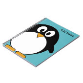 Niedlicher CartoonPenguin Notizblock (Linke Seite)