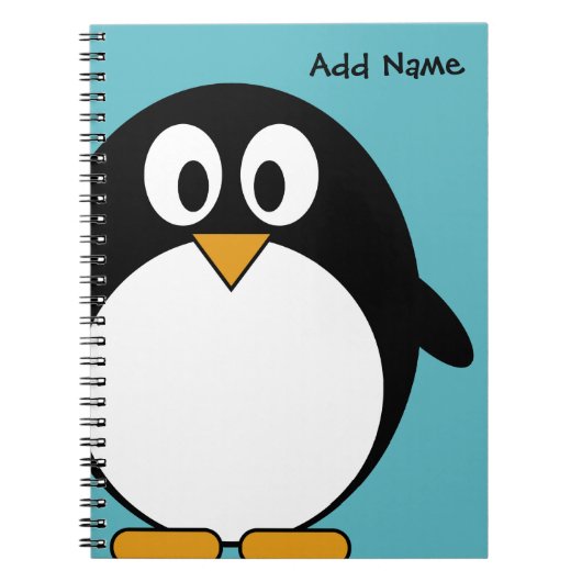 Niedlicher CartoonPenguin Notizblock (Vorderseite)