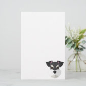 Niedlicher CartoonSchnauzer! Briefpapier (Stehend Vorderseite)