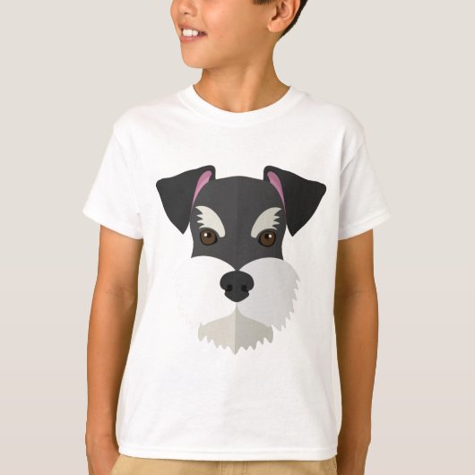 Niedlicher CartoonSchnauzer! T-Shirt (Vorderseite)