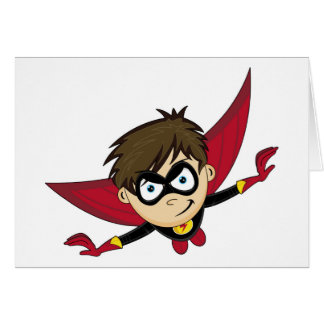 Niedlicher CartoonSuperhero