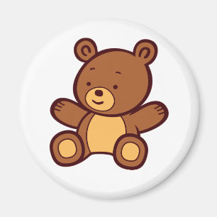 Niedlicher Cartoonteddy-Bärn-Magnet Magnet