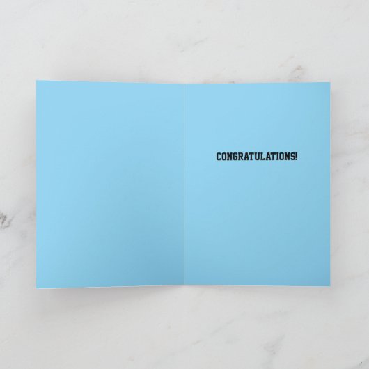 Niedlicher Cat Abschluss Karte (Innenseite)